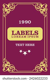 Retro-inspired label design for artisanal coffee products that exudes the cozy atmosphere and vintage charm of a traditional coffee shop, appealing to both coffee connoisseurs and nostalgia seekers