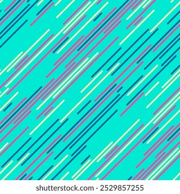 Retro-inspired striped pattern with bold lines and colourful design. Ideal for modern textile prints, wallpaper, or abstract vector backgrounds.