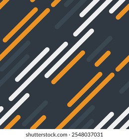 Retro-inspired striped pattern with bold lines and colourful design. Ideal for modern textile prints, wallpaper, or abstract vector backgrounds.