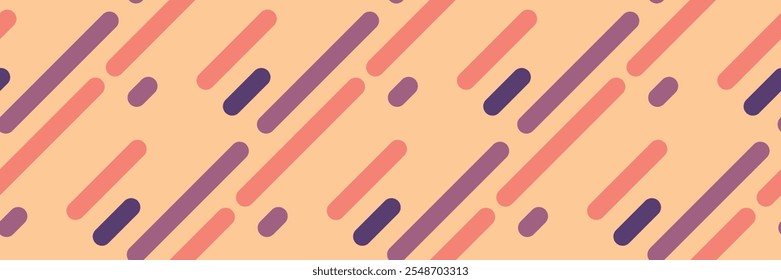 Retro-inspired striped pattern with bold lines and colourful design. Ideal for modern textile prints, wallpaper, or abstract vector backgrounds.