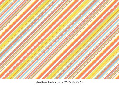 Retro-inspired striped pattern with bold lines and colourful design. Ideal for modern textile prints, wallpaper, or abstract vector backgrounds.