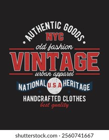 Retro-inspired vintage logo t-shirt featuring bold typography and classic design elements, perfect for timeless style. Nostalgic and trendy in one