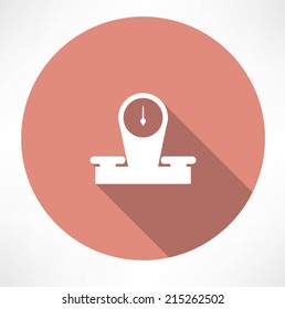 retro-store scales icon