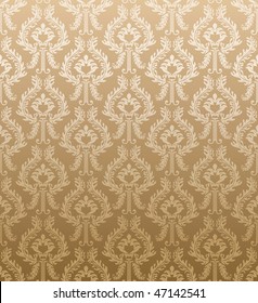 retro-styled seamless ornament