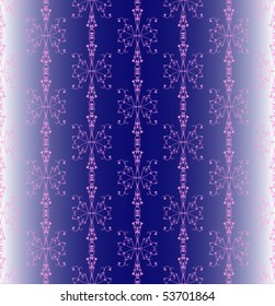 Retro-styled seamless pattern on dark-blue background.