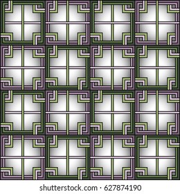 Retro-styled vector tile with geometric shapes. Eps 10