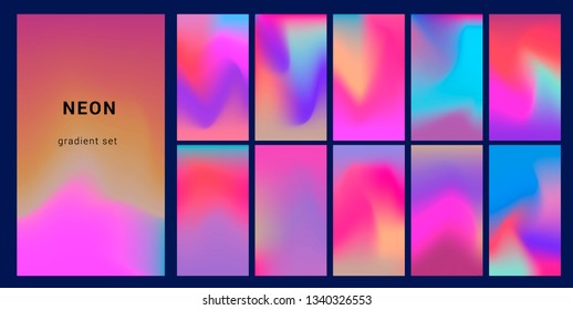 Retrowave neon colorful backgrounds. Futuristic cover/ backdrop for design.