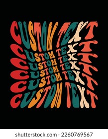 RETRO=WAVE SIMPLE TYPOGRAPHY T SHIRT DESIGN, CREATIVE,AMAZING,STYLE, ART DESIGN