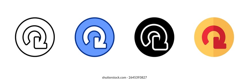 Retry icon sheet multiple style collection