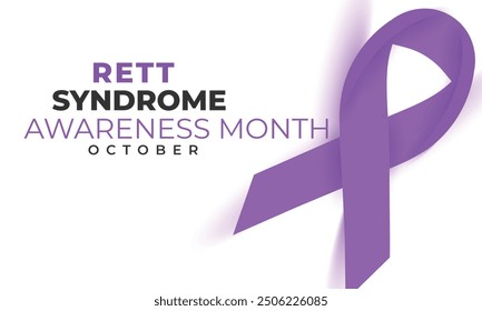 Rett Syndrome Awareness Month. background, banner, card, poster, template. Vector illustration.