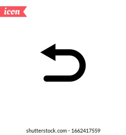 Return Arrow. Go Back Icon