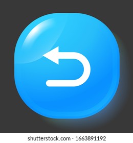 Return arrow. Go back icon
