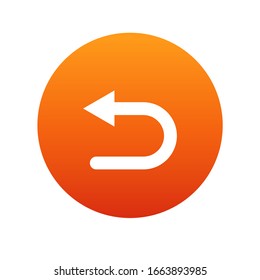 Return arrow. Go back icon
