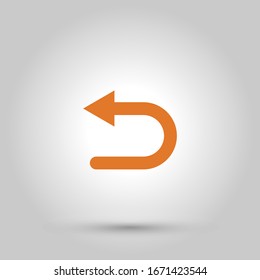 Return arrow. Go back icon