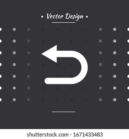 Return arrow. Go back icon