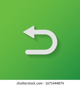 Return arrow. Go back icon