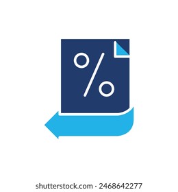 devolución crédito pago icono de color diseño del Vector bueno para el Sitio web y el App móvil