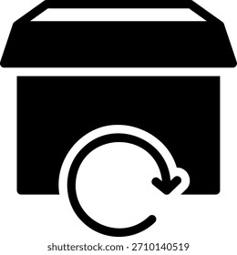 zurückkehren Symbol Illustration Vektor