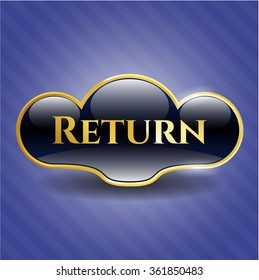 Return gold badge
