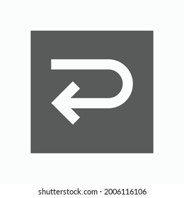 return icon, restart vector, reload illustration