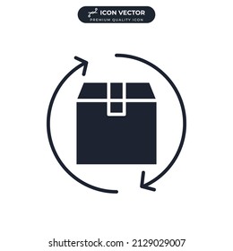 return icon symbol template for graphic and web design collection logo vector illustration