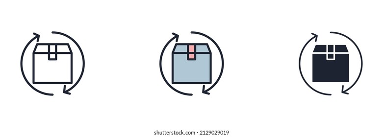 return icon symbol template for graphic and web design collection logo vector illustration