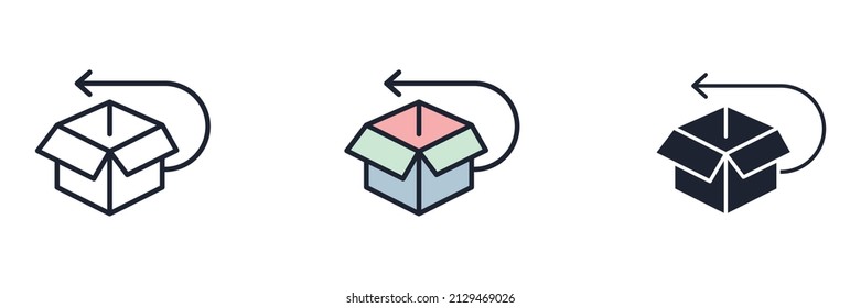 return icon symbol template for graphic and web design collection logo vector illustration