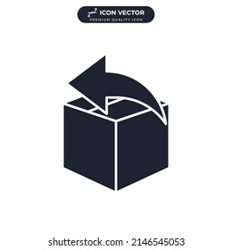 return icon symbol template for graphic and web design collection logo vector illustration