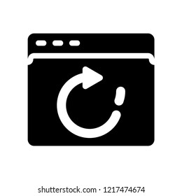 Return icon. Trendy Return logo concept on white background from User Interface and Web Navigation collection. Suitable for use on web apps, mobile apps and print media.