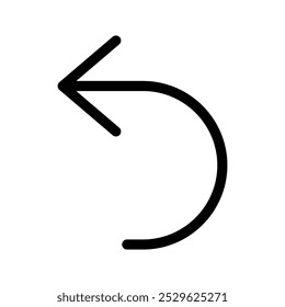 Return Icon Vector Symbol Design Illustration