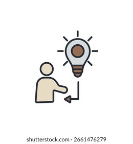retorno de los iconos de inversión aislados sobre fondo blanco. Diseño de estilo plano