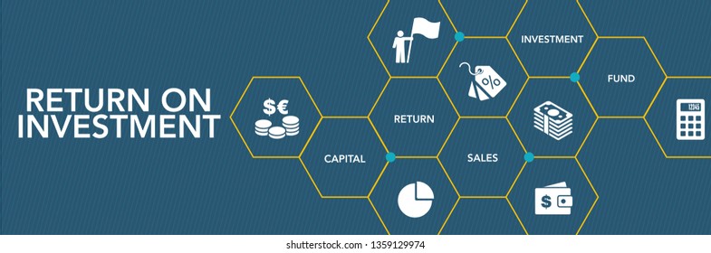 Return On Investment Icon Concept Stock Vector (Royalty Free ...