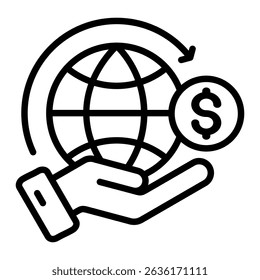Elemento De Icono De Retorno De Inversión Para Diseño