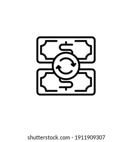 Return On Investment icon in vector. Logotype