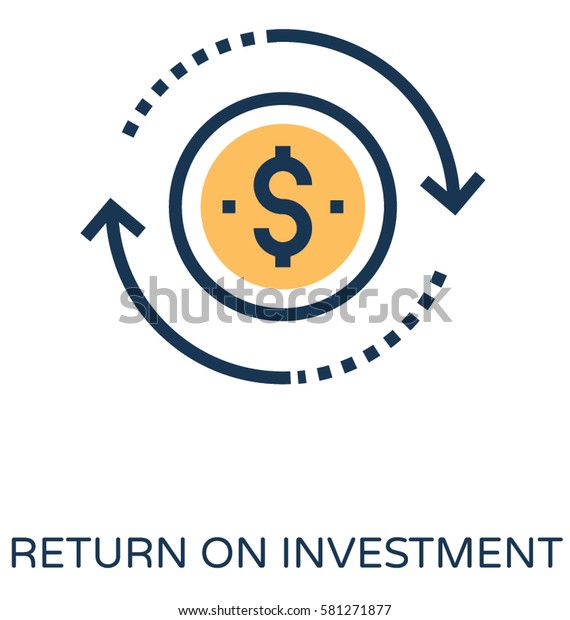 Return on Investment Vector\
Icon 