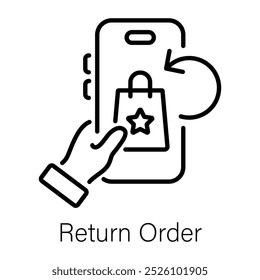 Return order con in linear style