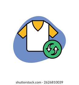 Return Policy Icon vector stock illustration