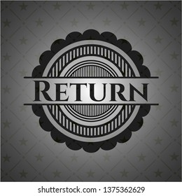 Return realistic dark emblem
