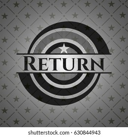 Return realistic dark emblem