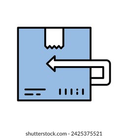 Return Service icon vector strock illustration