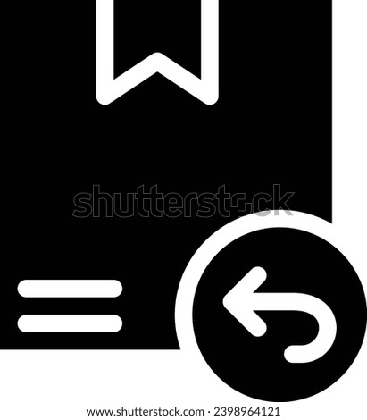 Return single vector line icon