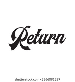 return text on white background.