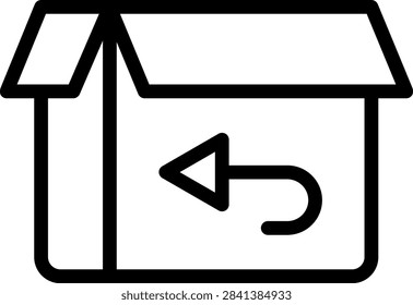 Return Vector Design Icon Style