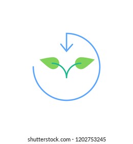 Return vector icon