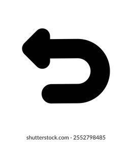 Return vector icon stock illustration