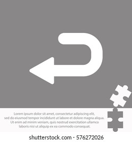 Returned  icon Vector design.