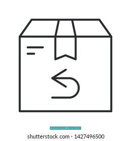 Returns Icon Vector Illustration Logo Template