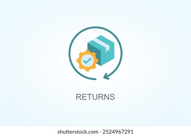 Devuelve El Vector O La Ilustración De Símbolo De Signo De Logotipo