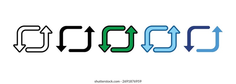 Retweet-Symbolelement für Design