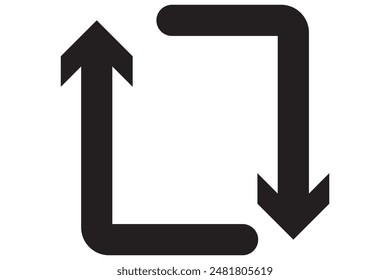 Das Retweet-Symbol wurde in zwei Stilen gesetzt. Symbol-Vektorgrafik erneut veröffentlichen . Teilen Post-Symbol